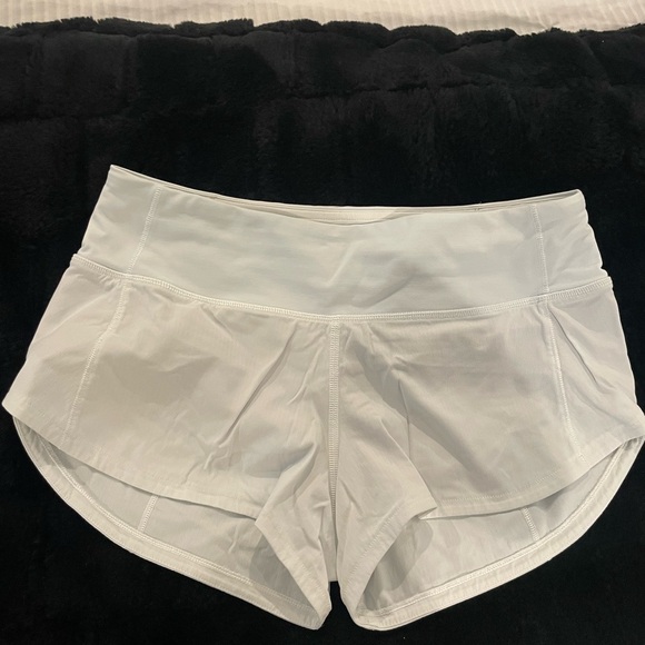 White athletic wear shorts - Picture 1 of 4